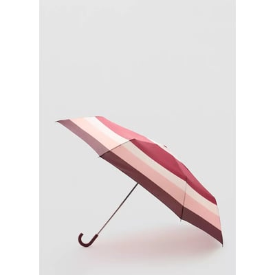 Parapluie imprimé rayures MANGO