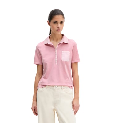 Polo à manches courtes slim avec détails de mélange de matériaux MARC O'POLO