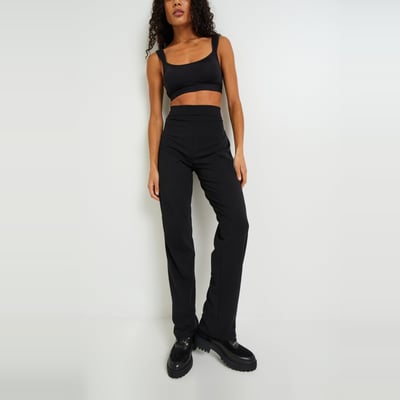 Pantalon droit uni en coton BIO MONOPRIX