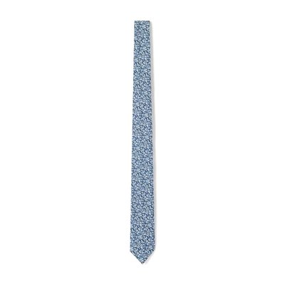 Cravate fine à motif Liberty DRAEGER PARIS