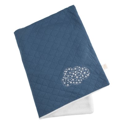 Couverture bébé en coton avec broderie SAUTHON