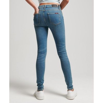 Jean skinny Vintage à taille mi-haute en coton biologique SUPERDRY