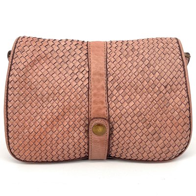 Mini sac à main en cuir italien tressé SHANNA OH MY BAG