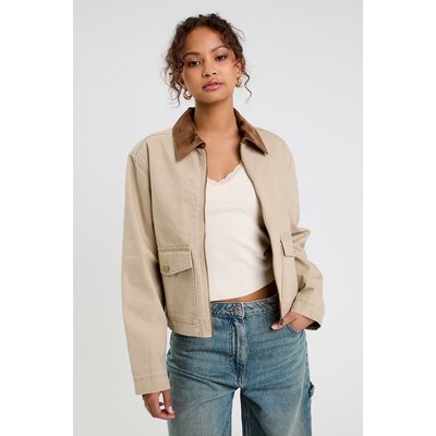 Veste zippée col effet velours CACHE CACHE