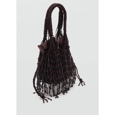 Sac porté main perles MANGO