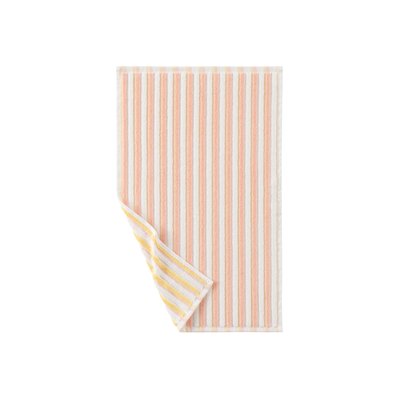 Serviette invité coton double face COMBO CARRE BLANC
