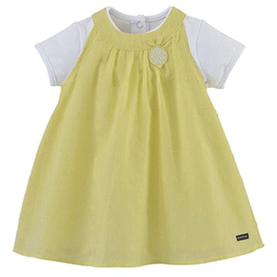 Robe bebe jaune SUCRE D'ORGE