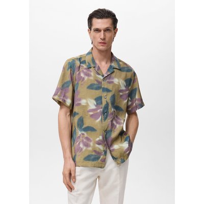 Chemise imprimée manches courtes MANGO MAN