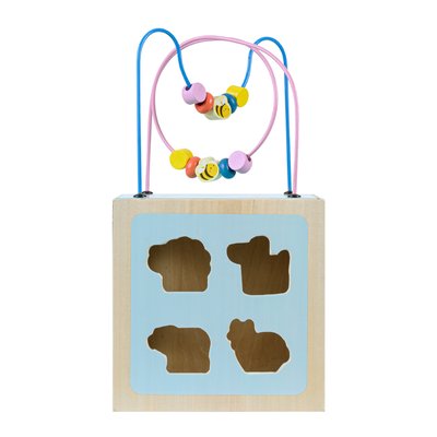 Cube Activités 4 en 1 Bois Bébé TEAMSON KIDS