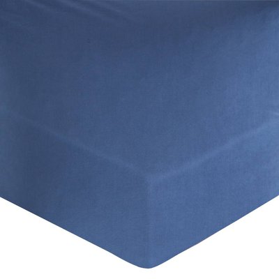 Drap housse percale lavée - BOHEME BLANC DES VOSGES