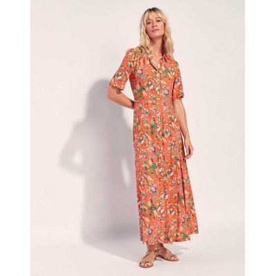 Robe chemise longue imprimée Ecovero GUADALUPE LA FIANCÉE
