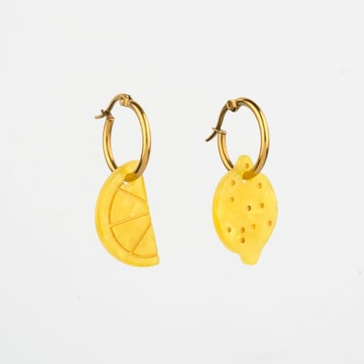 Boucles d'oreilles CITRON COUCOU SUZETTE