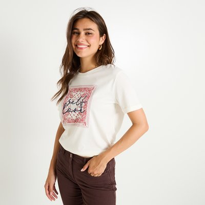 T-shirt graphique à col rond GRAIN DE MALICE