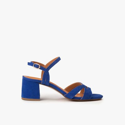 Sandale cuir velours GARANCE MAISON TOUFET