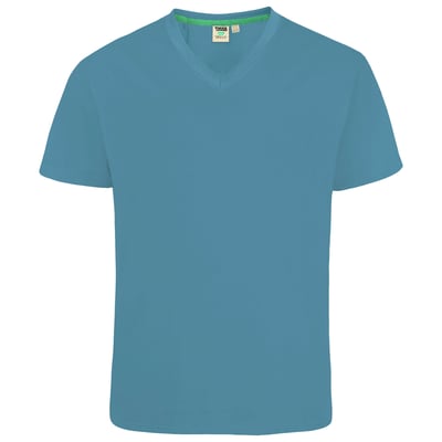 T-shirt manches courtes à col V grande taille SIGNATURE DUKE