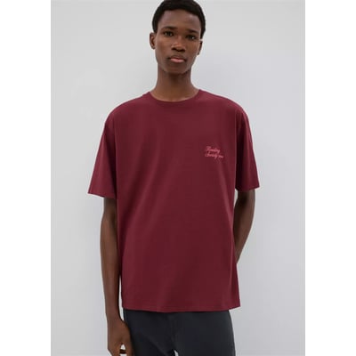 T-shirt en coton imprimé MANGO TEEN