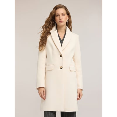 Manteau long à boutonnage simple MOTIVI