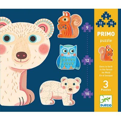 Puzzle évolutif Dans la forêt DJECO