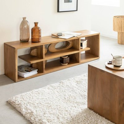 Meuble TV design en bois de manguier  ALWEN MADE IN MEUBLES 