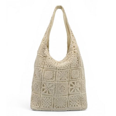 Sac Hobo en coton crocheté EVANA OH MY BAG