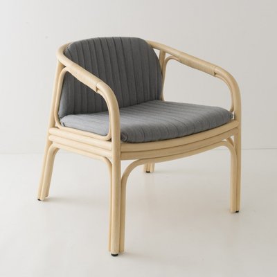 Fauteuil en rotin et tissu HUBLOT ORCHID EDITION