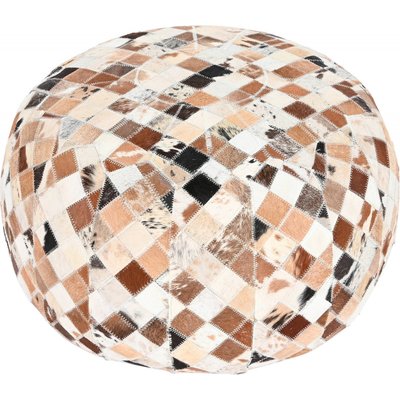 Pouf en cuir, Colonial rancho RECOLLECTION