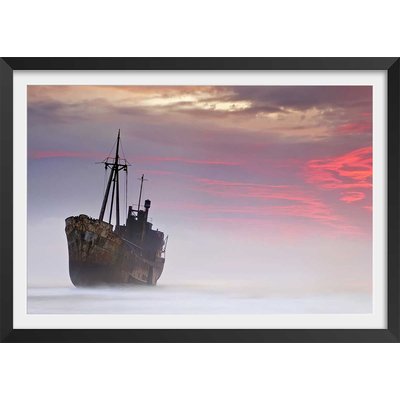 Affiche Bateau naufrage fantôme HEXOA