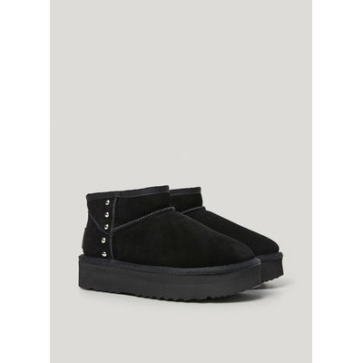 Ботинки из кожи на меху Dissy Metal PEPE JEANS