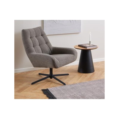 Fauteuil lounge pivotant en tissu bouclette - BERLIN HELLIN, DEPUIS 1862