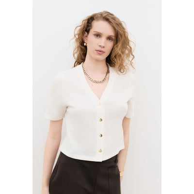 T-shirt droit col v TVACANCES CAROLL