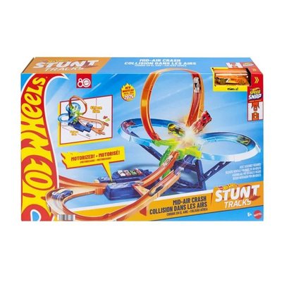 Hot Wheels Stunttrack - Jeu d'action crash infini MATTEL
