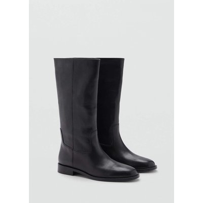 Bottes hautes cuir MANGO