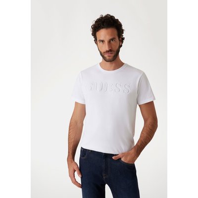 T-Shirt Logo Gaufré En Creux GUESS
