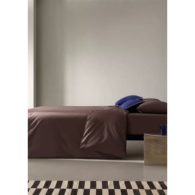 Housse de couette percale de coton 200 fils lit 135/140 cm MANGO HOME