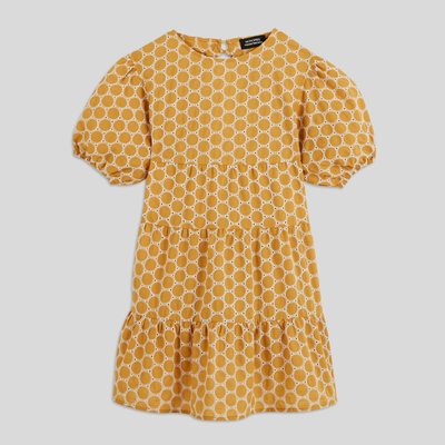 Robe imprimée manches courtes, coton BIO MONOPRIX KIDS