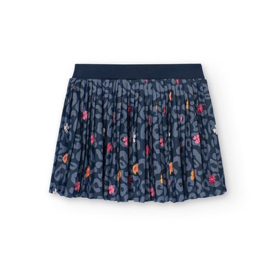 Jupe courte plissée imprimé fleuri BOBOLI
