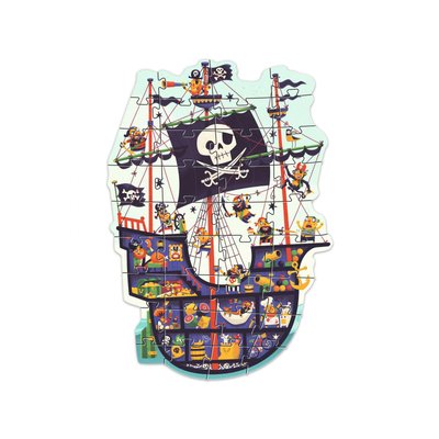 Puzzles géants - Le bateau des pirates DJECO