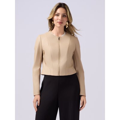 Blouson court réalisé en tissu enduit souple OLTRE