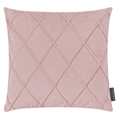 Housses de coussin velours relief pli cousu-Lot de 2 NOBLESS MAGMA HEIMTEX