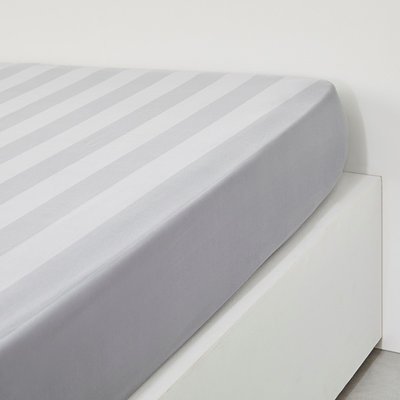 Drap housse 2 personnes uni coton grand bonnet PRESTIGE TODAY
