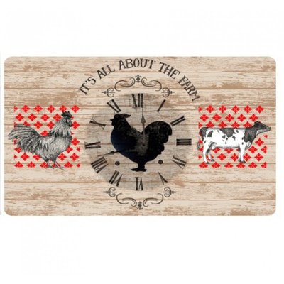 Set de table opaque La ferme poule vache DOUCEUR D'INTÉRIEUR