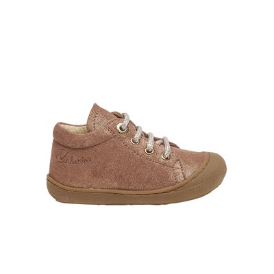 Chaussons premiers pas en suède pailleté COCOON NATURINO