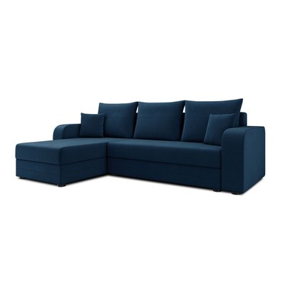 Canapé d'Angle Convertible en Velours 4 places - HARVEY LISA DESIGN