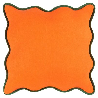 Wiggle Velvet Piped Filled Cushion 45x45cm HEYA HOME