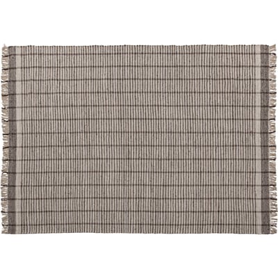 Tapis en coton à franges fait main RECOLLECTION