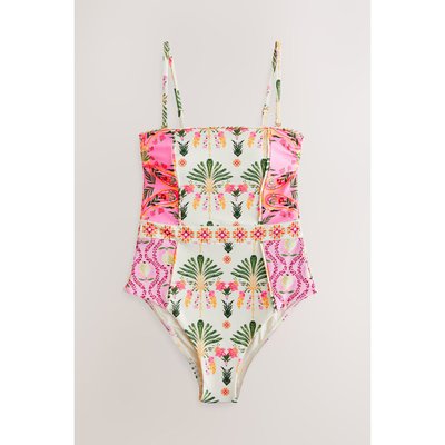 Maillot de bain bandeau effet ventre plat NEXT