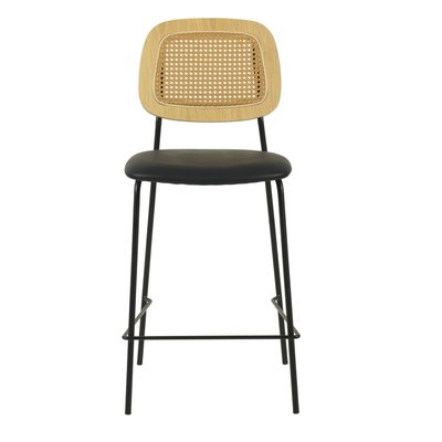 Tabouret de bar en simili cuir - MEMPHIS MATHI DESIGN