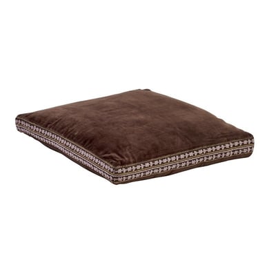 Coussin de chaise velours broderie MADAM STOLTZ
