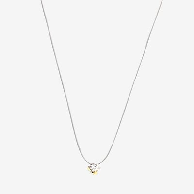 Collier pendentif zircon - argent garanti 925 BALABOOSTE