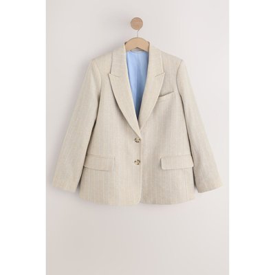 Blazer rayé en lin majoritaire n. premium NEXT